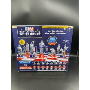 2020 Battle for the White House Chess Set by Bulbhead